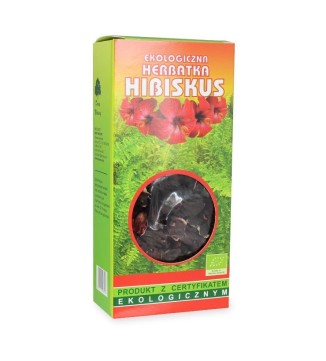 HERBATKA HIBISKUS BIO 50 g – DARY NATURY Zdrowe