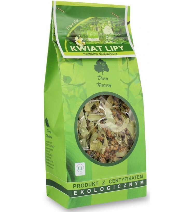HERBATKA Z KWIATU LIPY BIO 30 g – DARY NATURY Zdrowe