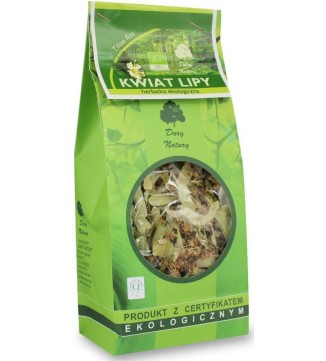 HERBATKA Z KWIATU LIPY BIO 30 g – DARY NATURY Zdrowe
