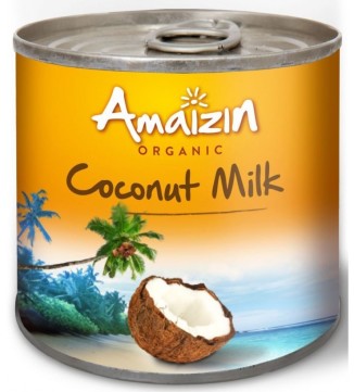 KOKOSOWA ALTERNATYWA MLEKA (17 % TŁUSZCZU ) BIO 200 ml – AMAIZIN Zdrowe