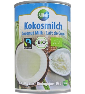 KOKOSOWA ALTERNATYWA MLEKA (18% TŁUSZCZU) FAIR TRADE BIO 400 ml – ALLFAIR Zdrowe