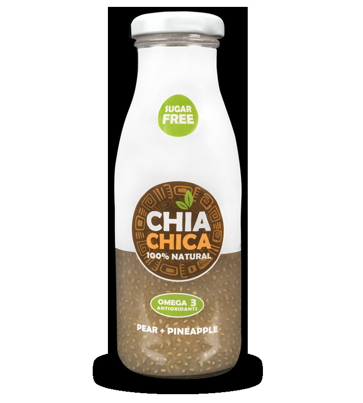 CHIACHICA GRUSZKA, ANANAS  200 ml – CHIA CHICA Zdrowe