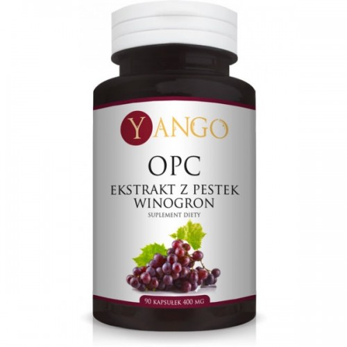 OPC 95% ekstrakt z pestek winogron - 90 kaps. YANGO