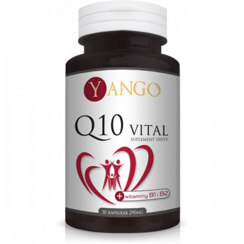 Q10 Vital wysoce wchłanialny Koenzym Q10 (ubichinon)+ B1 i B2 30 kapsułek Yango