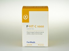 F-VIT C 1000 Naturalna Witamina C - Kwas L-askorbinowy / ForMeds