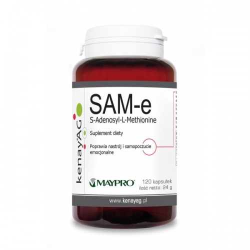 SAM-e S-Adenosyl-L-Methionine (120 kapsułek)