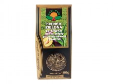 Herbata zielona ze śliwką, jeżyną, porzeczką i poziomkami 100g / Natura Wita