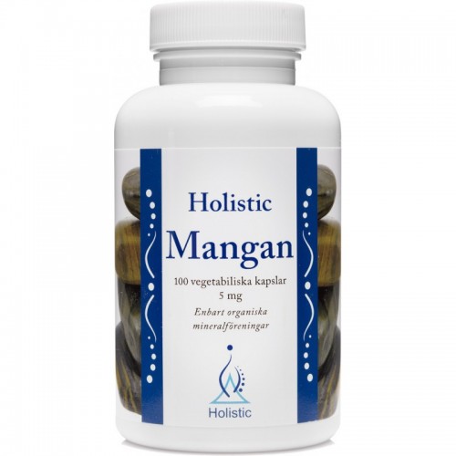 Holistic Mangan L-asparaginian manganu cytrynian manganu 5mg 100kaps.
