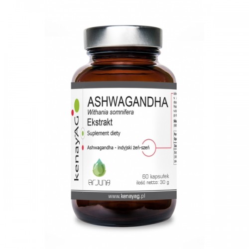ASHWAGANDHA - ekstrakt (60 kapsułek)