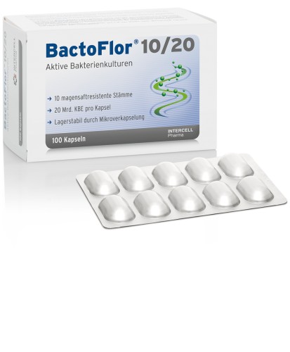BactoFlor 10/20 100 kaps. INTERCELL Pharma - probiotyki