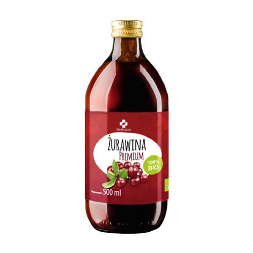 Żurawina Premium BIO (Medfuture) - sok, 500 ml