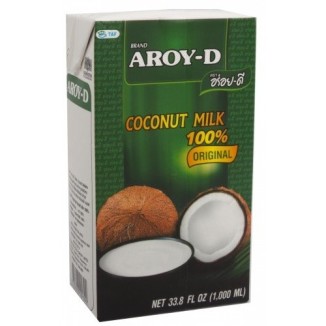 Mleko kokosowe  Aroy-D 12x1L - BEZ KONSERWANTÓW !!!