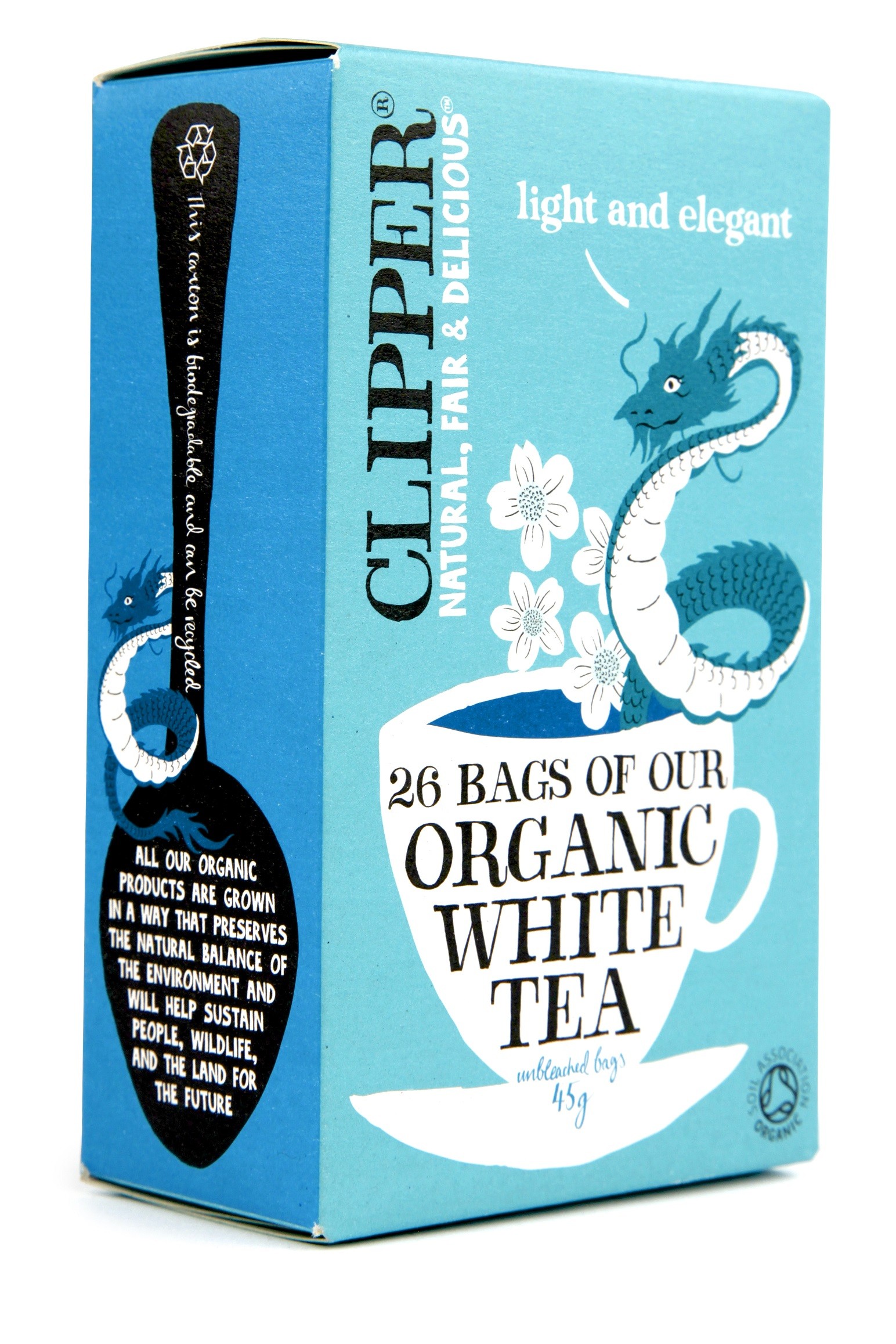 Biała herbata organiczna 45g (26 torebek)