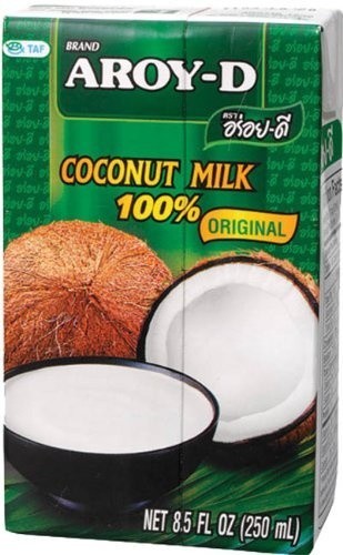 Mleko kokosowe  Aroy-D 250ml - BEZ KONSERWANTÓW !!!