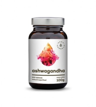 Ashwagandha - 200 Tabletek (100g) Aura Herbals