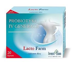 Lacto Farm - 20 kapsułek -Probiotyki IV generacji