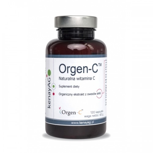 ORGEN C Naturalna organiczna witamina C (120 kapsułek) - suplement diety