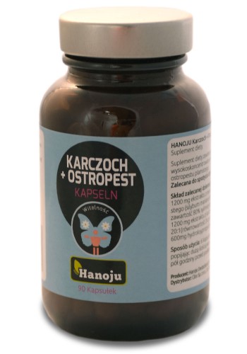 Ostropest Plamisty 200mg + Karczoch 200mg ekstrakt 90 kap.
